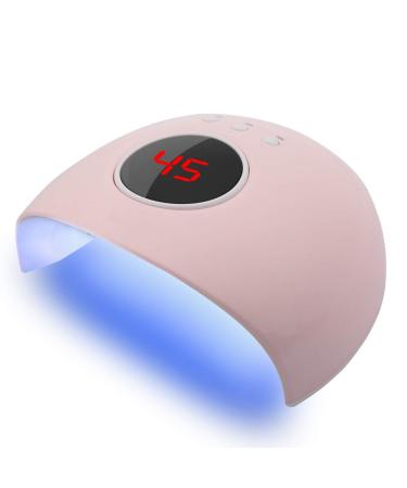 Nail Lamp 24W UV LED Nail Dryer Painless Curing Lamp with Automatic Sensor LCD Display 3 Timer Setting UV Nail Dryer for Fingernail & Toenail Gel Polish
