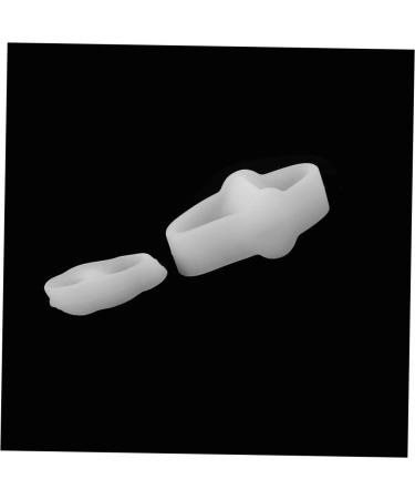 2Pcs Silicone Toe Separator: Correct Overlapping Toes, Relieve Pressure, Bunion Corrector with Spacers, Arch Support & Gel Cushion Inserts - Buy Online on SooperMarket.com