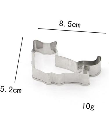 Ciieeo 15 Pcs Cookie Molds Cake Mold Cookie Cutters Baking Mold Fondant Molds Stainless Steel Mold Baking Tools The Cat mediumx3pcs Silverx3pcs - Buy Online on SooperMarket.com