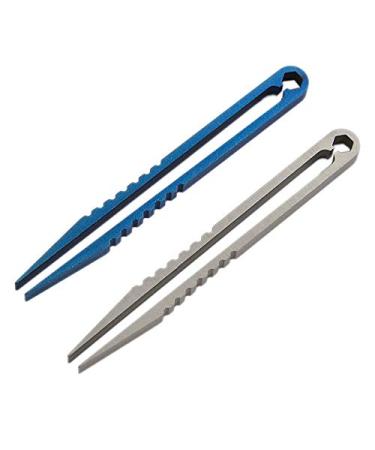 Dawafit Mini Tweezers Titanium Portable Titanium Tweezers Camping Outdoor Travel Mini Tool