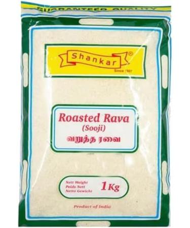 Shankar | Roasted Rava (Sooji) 1K | High Fibre | High Protein | Natural| Gluten Friendly | Indian Origin - Buy Online on SooperMarket.com