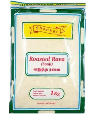 Shankar | Roasted Rava (Sooji) 1K | High Fibre | High Protein | Natural| Gluten Friendly | Indian Origin