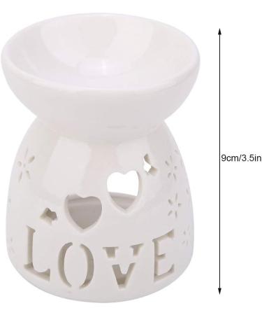 Solomi Fragrance Lamp Love - Ceramic Candle Holder & Essence Oil Burner | International Shipping - Buy Online on SooperMarket.com