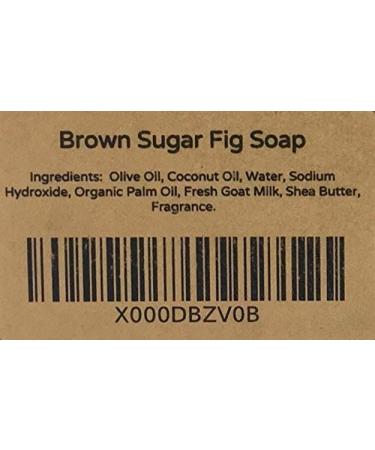 YANKEETRADERS Brown Sugar Fig Goat Milk Soap Bars | Handmade Luxury Soap | 2-4 Oz | International Shipping Available - Buy Online on SooperMarket.com