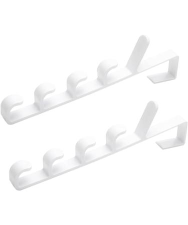 Cabilock 6 Pcs Towel Hooks Door Hanging Rack Multifunctional Hooks Hanger Coat 2pcsx3pcs Whitex3pcs - Buy Online on SooperMarket.com