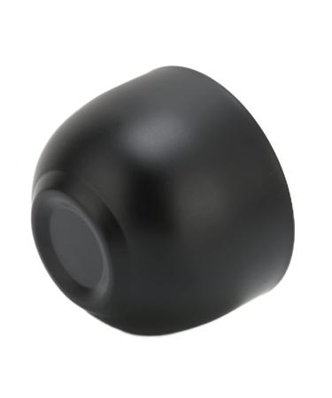 Stainless Steel Shaving Soap Bowl - Unbreakable Black Mug for Standard Size Pucks & Soaps | International Shipping - Buy Online on SooperMarket.com