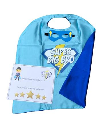 Superhero Sibling Inspirational Cape And Mask Set Great For Those Little Role Models Expecting A Sibling Brother