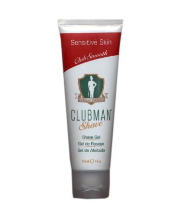 Clubman Shave Gel for Sensitive Skin 4 oz