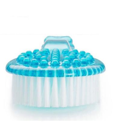 Premium Long Reach Bath Brush with Massager | Exfoliating Spa Type 14.75 - Buy Online on SooperMarket.com