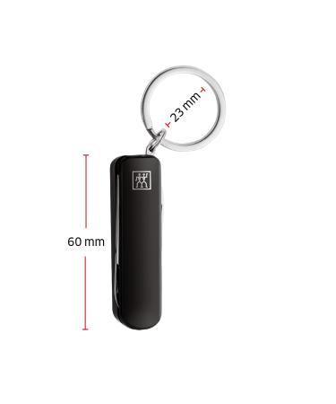 ZWILLING Travel-Sized Manicure Multi-Tool with Keyring - Stainless Steel 60 mm Black | International Shipping Available - Buy Online on SooperMarket.com