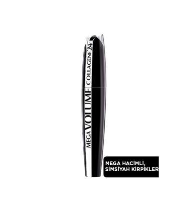 L'Or al Paris Mega Volume Collagene 24h Mascara black 9 ml Collagene Black 9 ml (1 pack)