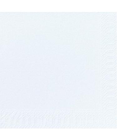 1000 Duni napkins white 3-ply 1/4 fold 33 x 33 cm Medium White