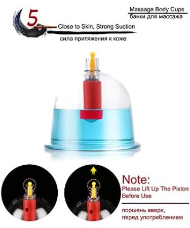 Cupping Therapy Set 32 Therapy Cups Cupping Set with Pump Professional Chinese Acupoint Cupping Therapy Sets Hijama for Cupping Massage Muscle & Joints - Buy Online on SooperMarket.com