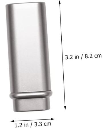 Didiseaon Nail Dust Brush Nail Cleaning Brush Puff Nail Display Stand Makeup Powder Brush Retractable Tube Brush Makeup Blush Highlighter Mineral Nylon Wool Travel Makeup Tools 8.2x3.3cm Silver - Buy Online on SooperMarket.com