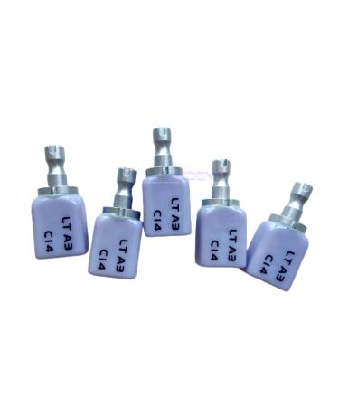 5Pcs/Lot Dental CAD CAM Block Glass Ceramic C14 Blocks LT A3 Fits MCXL Universal Mandrel Check Pictures