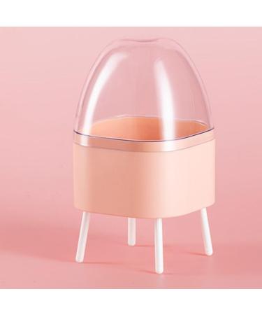 Clear Pink Makeup Sponge Holder | Dustproof & Breathable Beauty Stand for Makeup Eggs - International Shipping Available - Buy Online on SooperMarket.com