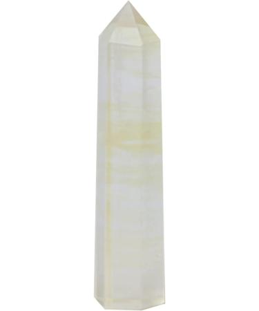 Crystal Column Single Pointed Stone Healing Accessory Model for Yoga Studio Church Meditation Accessory Crystal Stone Decor - Buy Online on SooperMarket.com