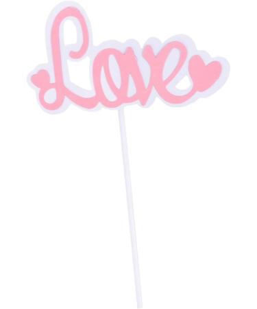 HOMSFOU 30 Pcs Love Shower Cake Picks and Toppers Decorative Cake Toppers Valentine s Day Wedding Cake Cupcake Toppers Birthday Cake Toppers Valentines Day Cake Toppers Self Made Food - Buy Online on SooperMarket.com