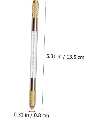 WOFASHPURET Embroidery Pencil Eyebrow Pencil Microblading Pencil Microblading Tools Korean Rhinestones 1 count (Pack of 1) White - Buy Online on SooperMarket.com