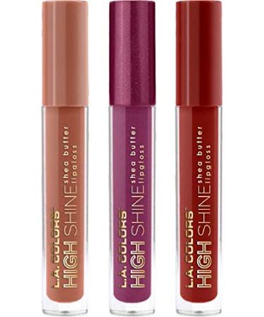 L.A. Colors High Shine Shea Butter Lip Gloss - Snuggle 0.14 oz | Moisturizing Lip Gloss - Buy Online on SooperMarket.com
