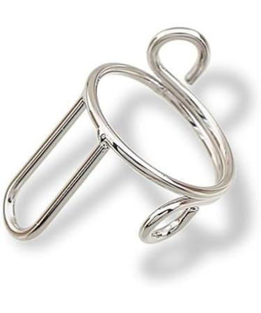 Wispbreeze 10 Pieces Sets Thin Nail Rings for Ladys Daily Fingertip Protective Cover Ring Jewelry to Girlfriend Silver - Buy Online on SooperMarket.com