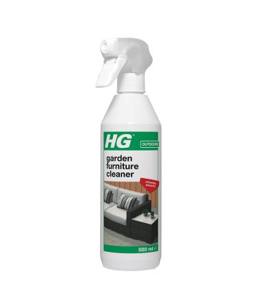 HG Garden Furniture Cleaner Removes Most Stubborn Dirt from Garden Furniture Universal for All Types of Seating Chairs & Tables Extremely Powerful & Fast Acting 500 ml Spray (124050106) 500 ml (Pack of 1) Garden Furniture Cleaner