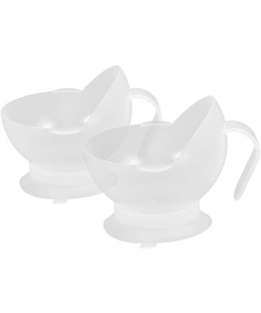 Button Hook Helper 4 Pcs Anti-Shift Bowl Cutlery Serving Utensils Elderly Eating Bowls Suction Bowls Silicone Dining Bowl Silicone Elderly Bowl Elderly Dining Bowls Anti Fallen Bowl White 17.00X15.50X12.00CM White - Buy Online on SooperMarket.com
