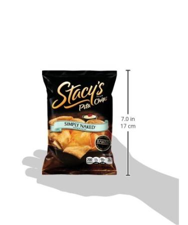 Stacy's Simply Naked Pita Chips 1.5 oz (Pack of 24) - Crunchy Snack Packs for Every Occasion - Buy Online on SooperMarket.com