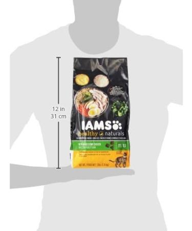 Iams Healthy Naturals Adult with Wholesome Chicken Premium Cat Food-3 Lb 3-Pound - Buy Online on SooperMarket.com