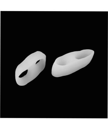 2Pcs Silicone Toe Separator: Correct Overlapping Toes, Relieve Pressure, Bunion Corrector with Spacers, Arch Support & Gel Cushion Inserts - Buy Online on SooperMarket.com