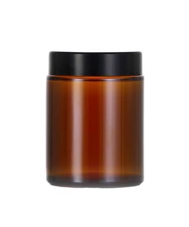 FIOERDTUIE Travel-friendly Reusable Amber Glass Bottle With Screw Lid Multi-functional Anti-slid Bottom Secure Lock Oil Extra Thick 150g Amber 150g 150g Amber 150g