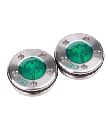 NA 2pcs Green Clover Golf Custom Weights for Titleist Scotty Cameron Newport Studio California Putters (2x20g)