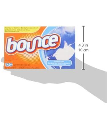 Bounce Fabric Softener Sheets - Fresh Linen Scent | Softens Reduces Static & Freshens Laundry | International Shipping - Buy Online on SooperMarket.com
