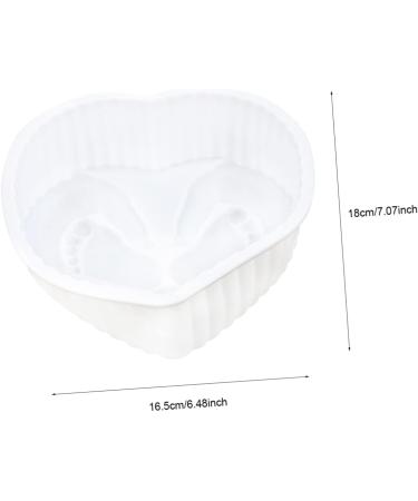 IMIKEYA 2 Pcs Baby Foot Mold Tuile Molds Silicone Baking Mold Silicone Fondant Heart Candy Silicone Chocolate Molds DIY Baking Tools Soap Loaf Mold Mini Chocolate Fudge 3D Silica Gel Cake 18X16.5X6CMx2pcs - Buy Online on SooperMarket.com
