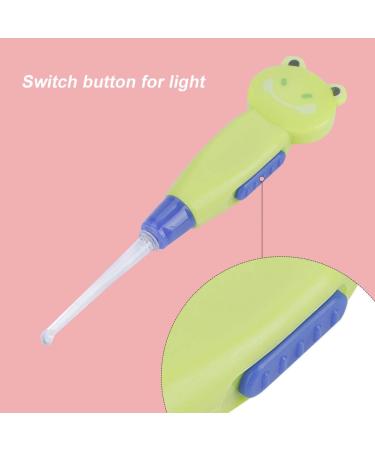 Cute Cartoon LED Ear Cleaner & Earwax Remover Tool (Green Frog) - Buy Online on SooperMarket.com