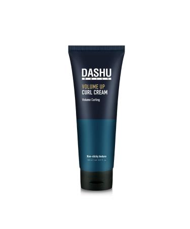 DASHU Daily Volume Up Curl Cream 5.07fl oz   Hair Styling Cream  Curl Defining Cream  Volumizing  Add Texture  Anti Frizz Styling Cream