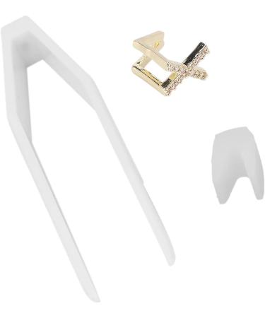 Metal Teeth Brace for Party Fashionable Jewelry Decoration Plated English Letter X Fits Most Tooth Sizes Portable - Buy Online on SooperMarket.com
