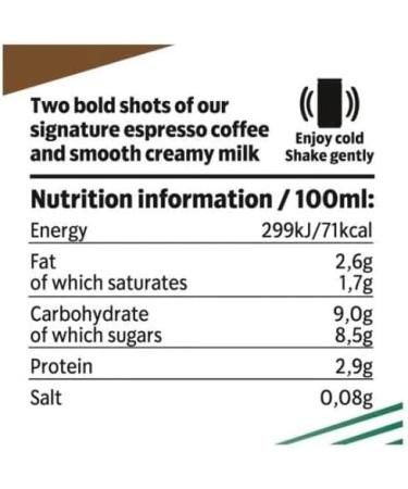 STARBUCKS Doubleshot Espresso Iced Coffee 200ml - Buy Online on SooperMarket.com