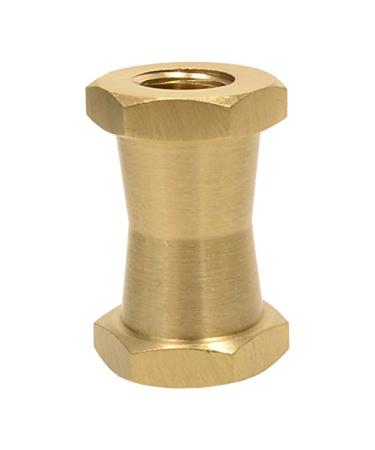 Foto&Tech Brass Spigot Short Double Female Stud for Super Clamps with 1/4"-20 & 3/8" Threads