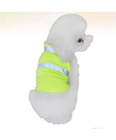 Buy Villcase Reflective Safety Vest for Dogs | High Visibility Breathable Summer Clothing | Fluorescent Yellow Size L | Ideal for Walking Running Hiking - Buy Online on SooperMarket.com
