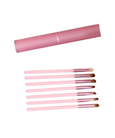 FIOERDTUIE 7 Pieces/Set Woman Girl Makeup Brush with Handle Powder Make Up Cosmetic Brushes Eye Shadow Soft Tool for Professional