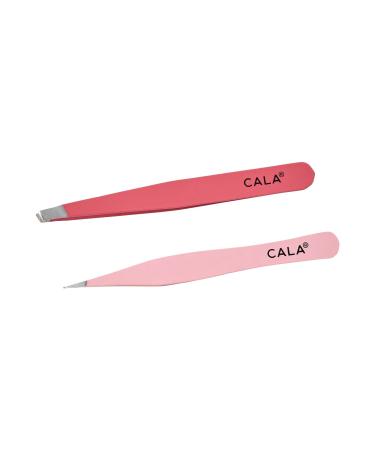 Cala Soft touch coral tweezer duo