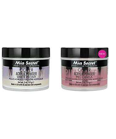 Mia Secret - COVER POWDER (WHITE PEONY + PIEL CANELA) 2 oz