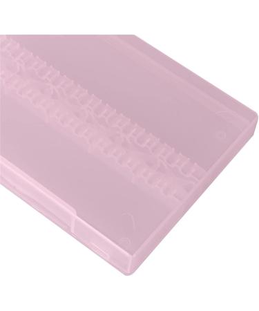 14 Holes Professional Nail Art Polishing Grinding Drill Bit Holder Storage Box (Pink) - Buy Online on SooperMarket.com
