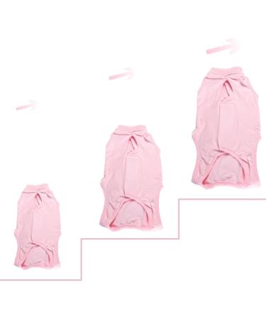 EASY JOY Cat Surgery Recovery Suit for Abdominal Wounds or Skin Diseases Cat Medical Surgical Clothes Onesies After Surgery E-Collar Alternative Kitten Post-Operative Recovery Vest Shirt (M Pink) M Pink1 - Buy Online on SooperMarket.com