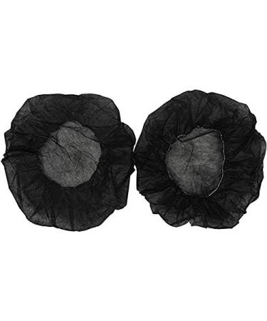 100pcs Tvoip Disposable Cap Hair Net Bouffant Cap - Black - Anti Dust Non-Woven Head Cover for Hair Protection - Buy Online on SooperMarket.com