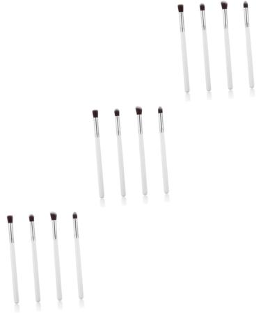 Healeved 12 Pcs Eye Make-up Brush Kit Eye Eyeshadow Brush Concealer Brush Makeup Brushes Eye Kits White - Buy Online on SooperMarket.com