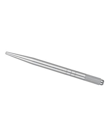 NOLITOY 1pc Slender Multifunction Single-end Pointed Pen Embroidery Eyebrow Thin Manual Silver