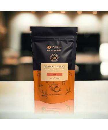 Kara | (Kadak Masala Chai Loose Leaf (50 Cups/3.5oz/100gm) | 100% Natural Ingredients - Pack of 1) - Buy Online on SooperMarket.com
