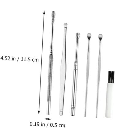 3 Sets Stainless Steel Ear Cleaning Kit with LED Ear Wax Removal Tool - Buy Online on SooperMarket.com